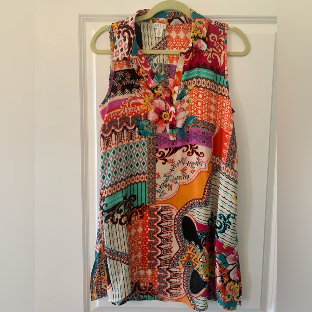 Spence printed tunic.